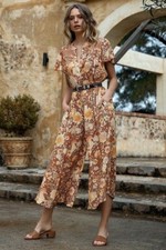 Spell And The Gypsy Collective Jumpsuit Womens S Amythest Sunset Yellow (#35)