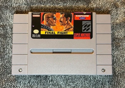 Final Fight (Super Nintendo SNES, 1991) – Authentic – very good Condition