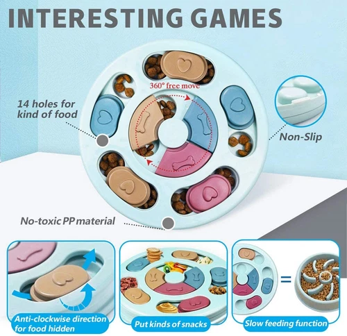 Interactive Dog Puzzle Toys - Mentally Stimulating Treat Dispenser for Training  - Picture 2 of 12