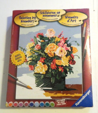 Ravensburger Painting By Numbers. Anyone can paint. Rose Bouquet. Sealed