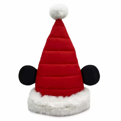 Disney Mickey Mouse Quilted Santa Hat 