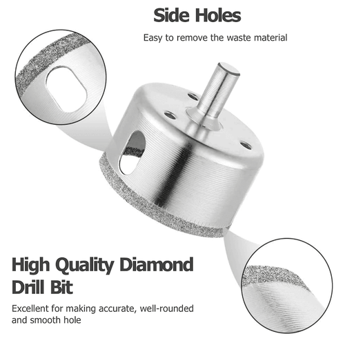 10 Stck. Diamant Lochsäge Kit Bohrer Bits Set Schneider Glas Keramik Fliese Porzellan - Bild 7 von 12