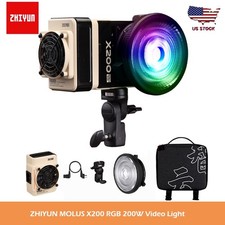 ZHIYUN MOLUS X200 RGB 200W Video Light zhiyun Light Supports HUB Expansion