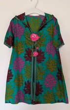 Mädchen Kaftan Djellaba Abaya Kleid mit Kapuze 92-98 Monate