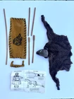 Marx Lone Ranger APACHE BUFFALO HUNT skin disguise 1970s
