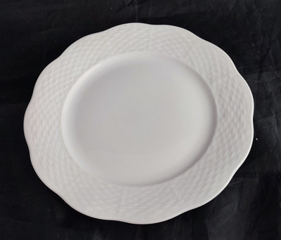 1 Dessertteller - Herend Osier weiß - Ø ca. 19 cm - höhe ca. 2 cm - 2.Wahl ?