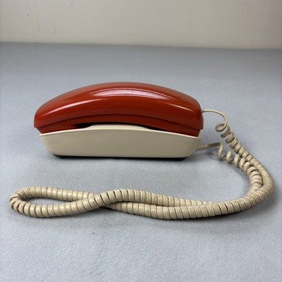 Western Two-Tone  Trimline Telephone desk Touch Tone Phone Works Rare