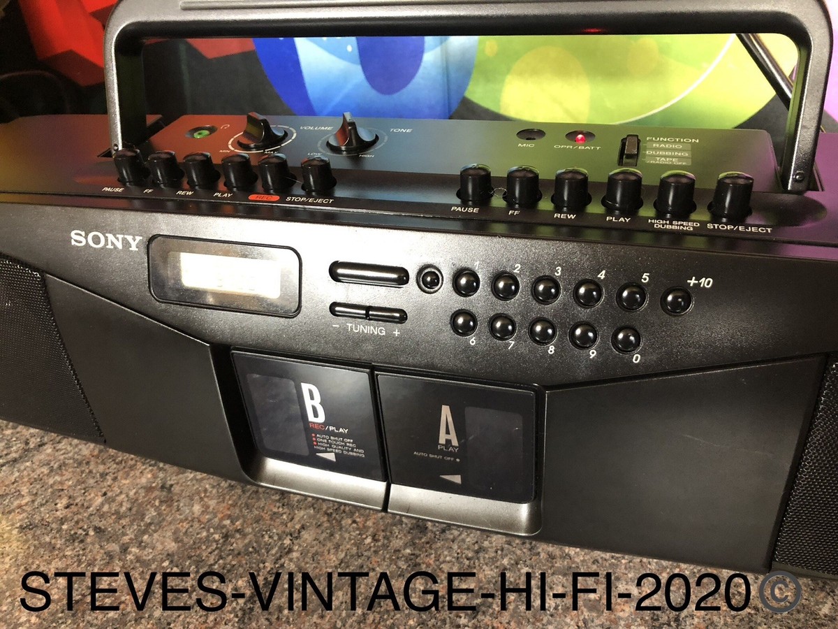 Sony CFS-W504L 3-BAND STEREO RADIO CASSETTE-CORDER SERVICED L@@K