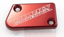 Works Connection 21-036 RED Front Brake Master Cylinder Cover Cap Made In USA