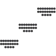 3 Count Landscape Staple Fixing Gasket Ground Nail Pads Yard Staples Gaskets