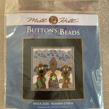 Buttons  Beads Reindeer Chorus MH14-2036 Mill Hill