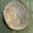 1923 PEACE SILVER DOLLAR No Mint Mark Vintage US Coin Circulated — photo 4