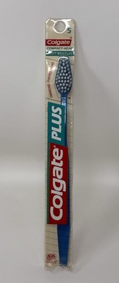Colgate Plus Toothbrush Diamond Shaped Compact Head Soft Bristles 5 Vintage NOS