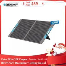 Renogy E.Flex-CORE 100W Portable Solar Panel Waterproof Camping Solar Charger