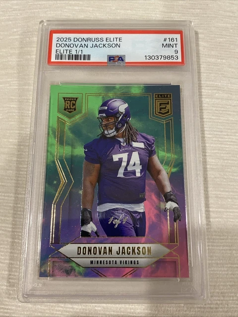 2025 Donruss Elite Donovan Jackson #161 Elite 1/1 Nebula PSA 9