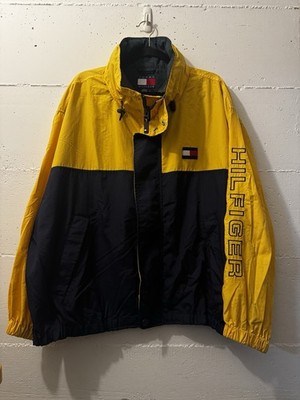 Tommy Hilfiger Men's Large Windbreaker Rain-Resistant Jacket Size XL