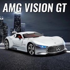 1:24 Mercedes-Benz AMG Vision GT New Concept Sport Car Alloy Metal Diecast Car