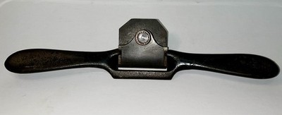RARE Antique C.H. Weston Spokeshave Pat 1858 Nashua NH Iron Spoke Shave Tool Vtg