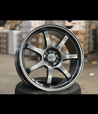New 18x8.5j Mugen Gp 4 Wheel Grey 5x114.3 Honda Civic Hrv Integra Crv Acura