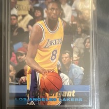 Topps 1996 Kobe Bryant Lakers Rookie Basketball Card Stadium Club #R12