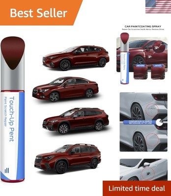 Easy to Use Crimson Red Subaru Touch Up Paint - Perfect for Chips and Scratches