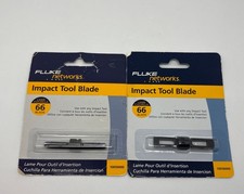 Lot of 2 Fluke Networks 66 Punch Down Blades   Model 10056500   New / Excellent