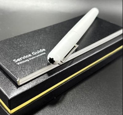 2026 Mont blanc Star Walker Matte White - Black Ink Rollerball Pen Full Boxed