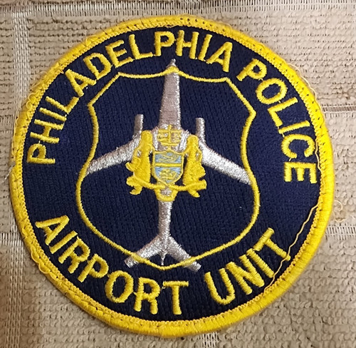 PA Philadelphia Pennsylvania Police Department Airport Unit Shoulder Patch