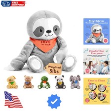 Weighted Stuffed Animal, 5lb  Sensory Plush for Kids  Adults  Machine Wash...