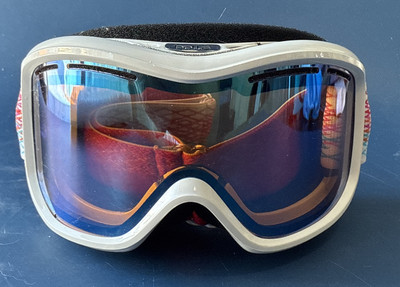 Bolle Ski/Snowboarding Goggles Shiny White Vermillon Gun Carve