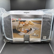Munchkin Antimicrobial Changing Kit XL Color Gray baby blue trim
