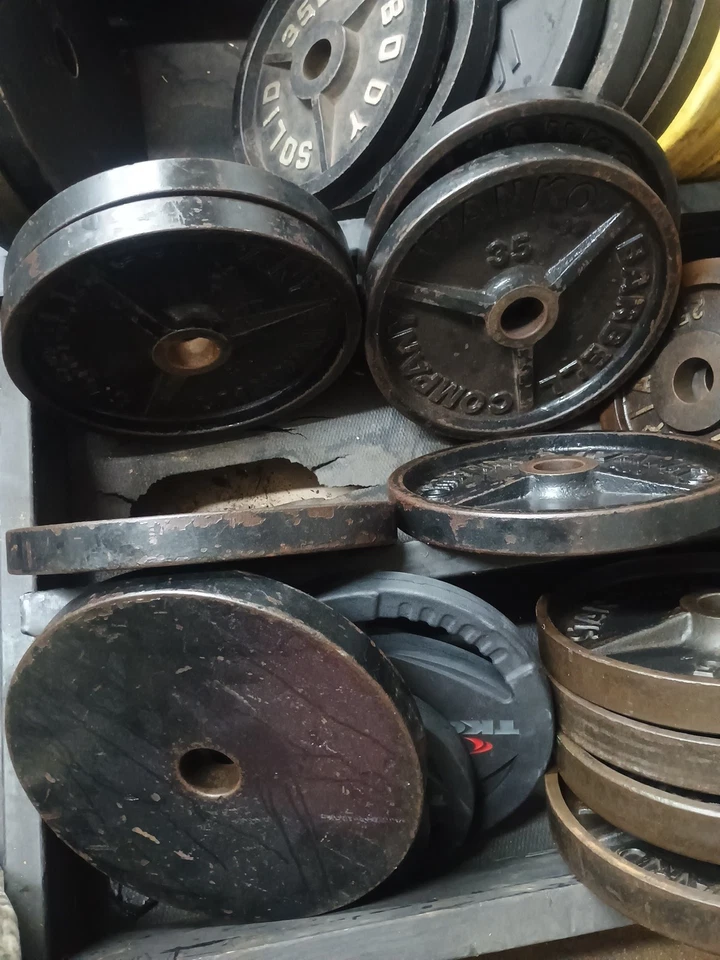 Ivanko M. Series Branded 35lb Olympic Weight Plates. Rare, Vintage (Sold As 1) - Image 2 of 4