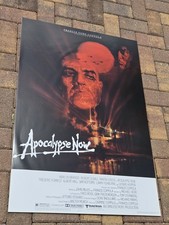 Vtg Apocalypse Now Movie Poster Francis Ford Coppola On Board Litho USA Rare!