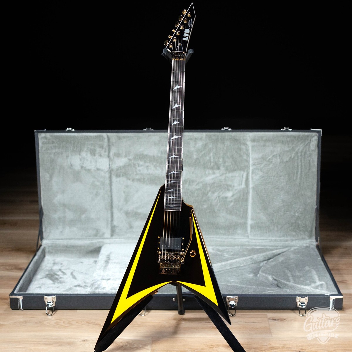 ESP LTD Alexi Laiho Arrowhead 20th Anniversary Guitar – Black w