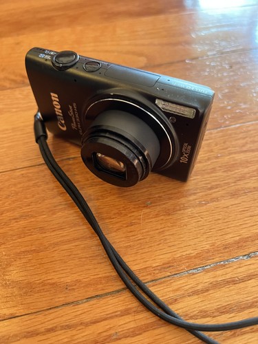 Canon PowerShot ELPH 330 HS Black Digital Camera 10x Optical Zoom