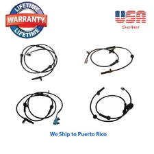 4 ABS Wheel Speed Sensor Front- Rear Left & Right Fits: Nissan Murano 2003-2008 