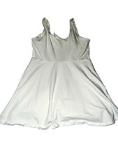 Express Women's White Solid Scoop Neck Strappy Sleeveless Stretch Romper #D1