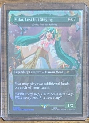 MTG Miku, Lost but Singing- Azusa, Lost but Seeking Rainbow Foil