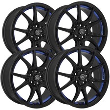 Set Of 4 Drag Concepts R27 18x8 5x4.5 35mm Blackblue Wheels Rims 18 Inch Set Of 4 Drag Concepts R27 18x8 5x4.5 35mm Blackblue Wheels Rims 18 Inch