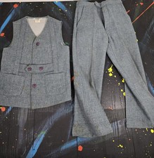 VTG Good Lad Tailored Youth Pants Vest Sz 6