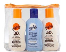 Malibu Sun Travel Essentials with SPF 15 & 20 and Aftersun, 3 x 100ml