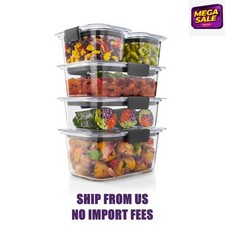 Rubbermaid Brilliance 10-Piece Set, Leak-Proo...
