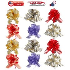 12-pc 6 Inch Large Everyday Pull Bows-Assorted-GP92001
