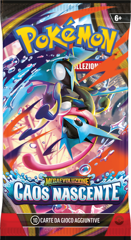 Pokemon Pacchetto Busta Megaevoluzione Caos Nascente ITA SIGILLATO NUOVO Bustina