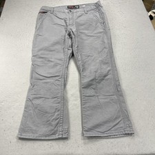 Ariat FR Pants Mens 38x30 Grayt Relaxed M4 Boot Cut Workwear Cat 2 2112 USA