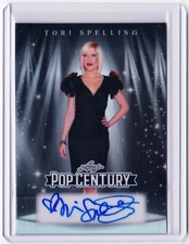 Tori Spelling 2026 Leaf Metal Pop Century Auto Card # /25 Beverly Hills 90210