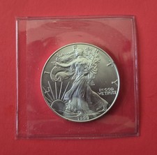 1999 USA American .999 Fine Silver Eagle Uncirculated 1 ounce Dollar Coin