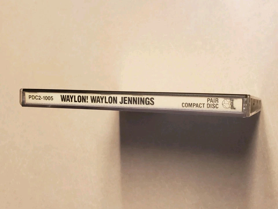 WAYLON JENNINGS WAYLON! CD, 1987 RCA JAPAN IMPORT DISC PAIR DOUBLE PLAY - Image 4 of 4