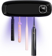 Porta Cepillos de Dientes Dispensador de Pasta Dental con Esterilizador UV Light