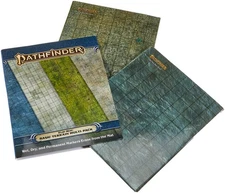 Pathfinder Flip Mat Basic Terrain Multi Pack Game Board with 4 Textures